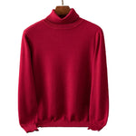 Eleanor - Cashmere Turtle - Red garment display