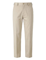 Beige pants on a light gray background