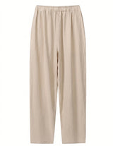 Beige pants on a white background