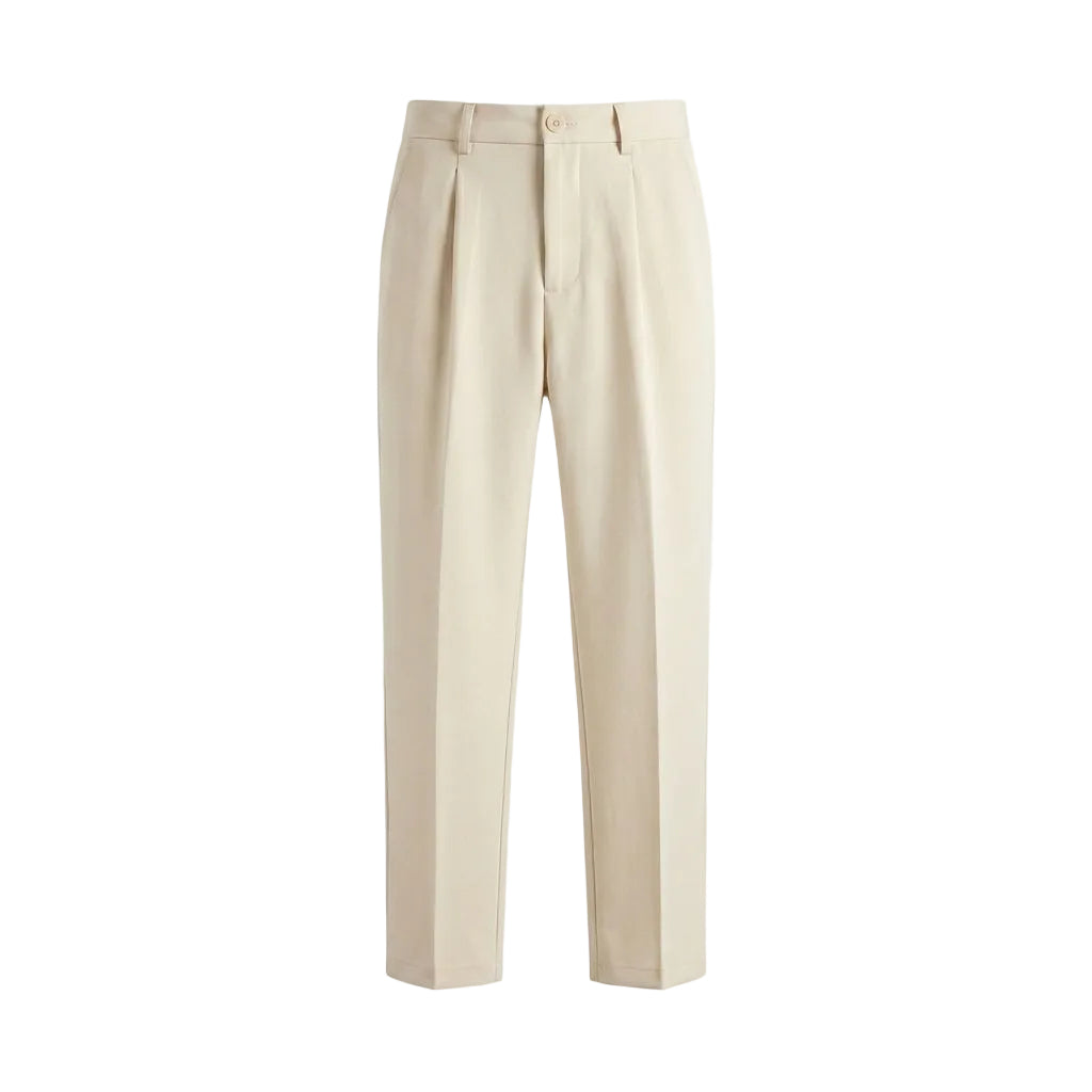 Beige pants on a white background