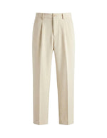 Beige pants on a white background