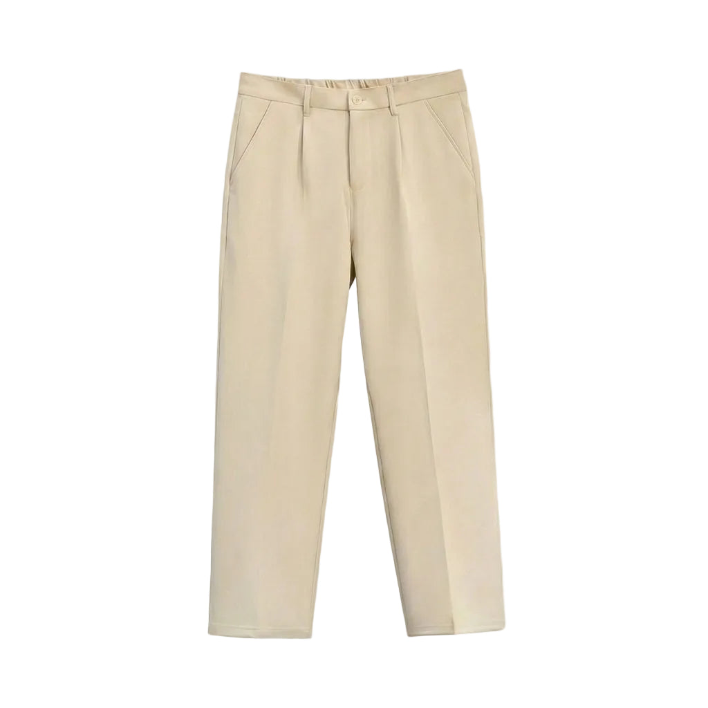 Beige pants on a white background