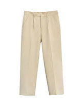 Beige pants on a white background