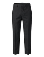 Black dress pants on a white background