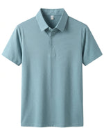 Black men’s classic short sleeve polo
