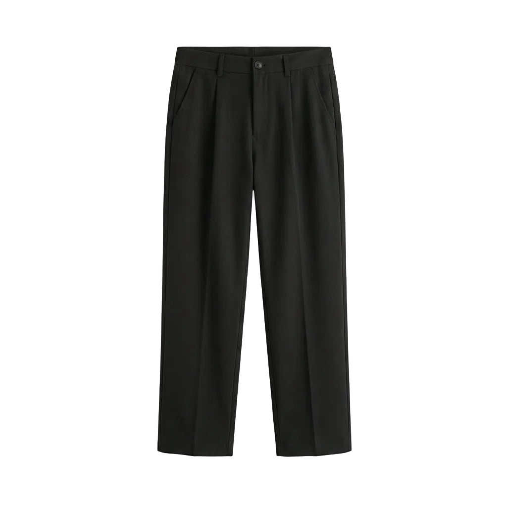 Black pants on a white background