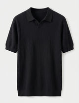 Black t-shirt with on a white background