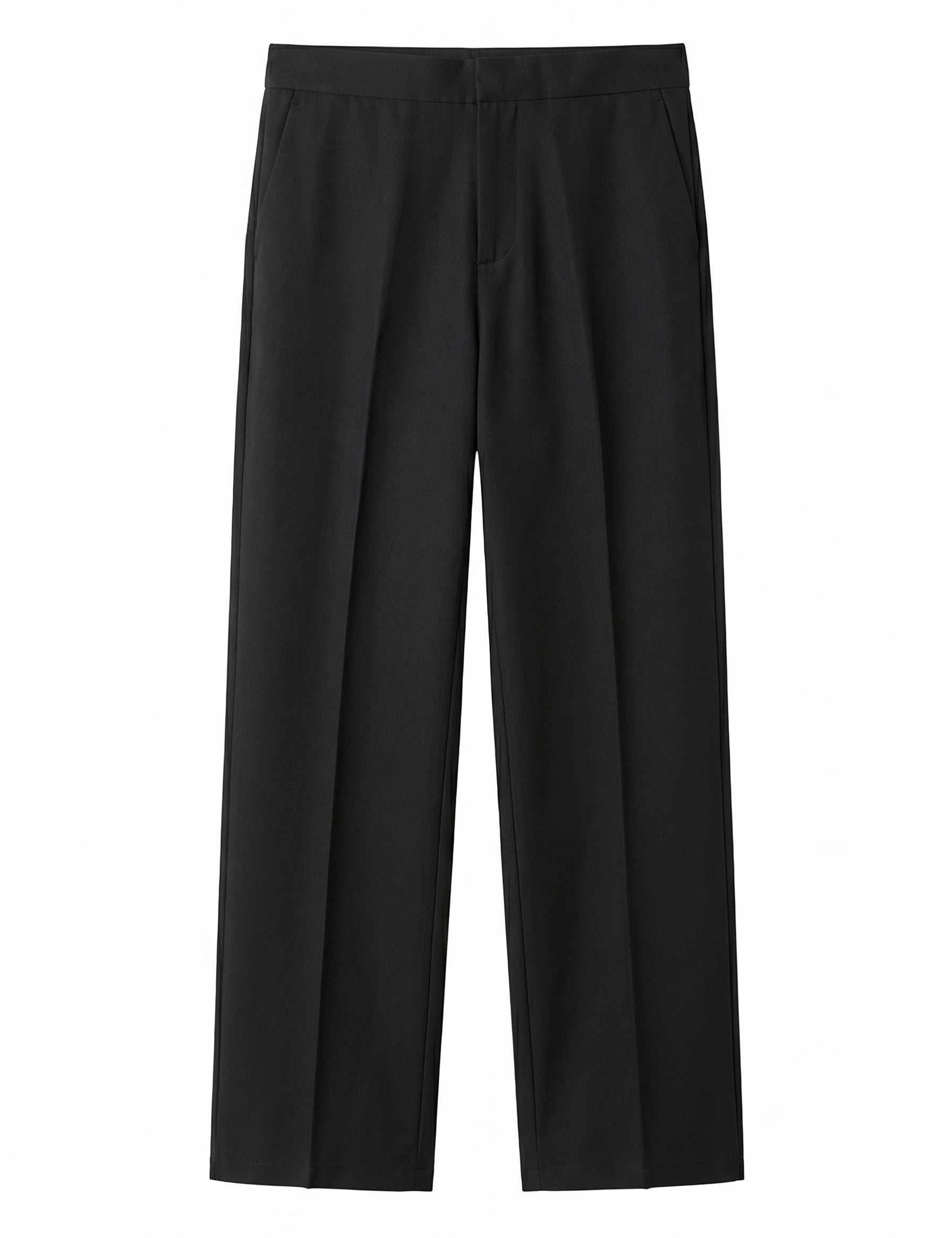 Black pants on a white background