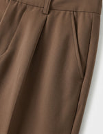 Brown pants close-up
