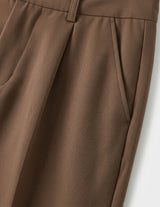 Brown pants close-up