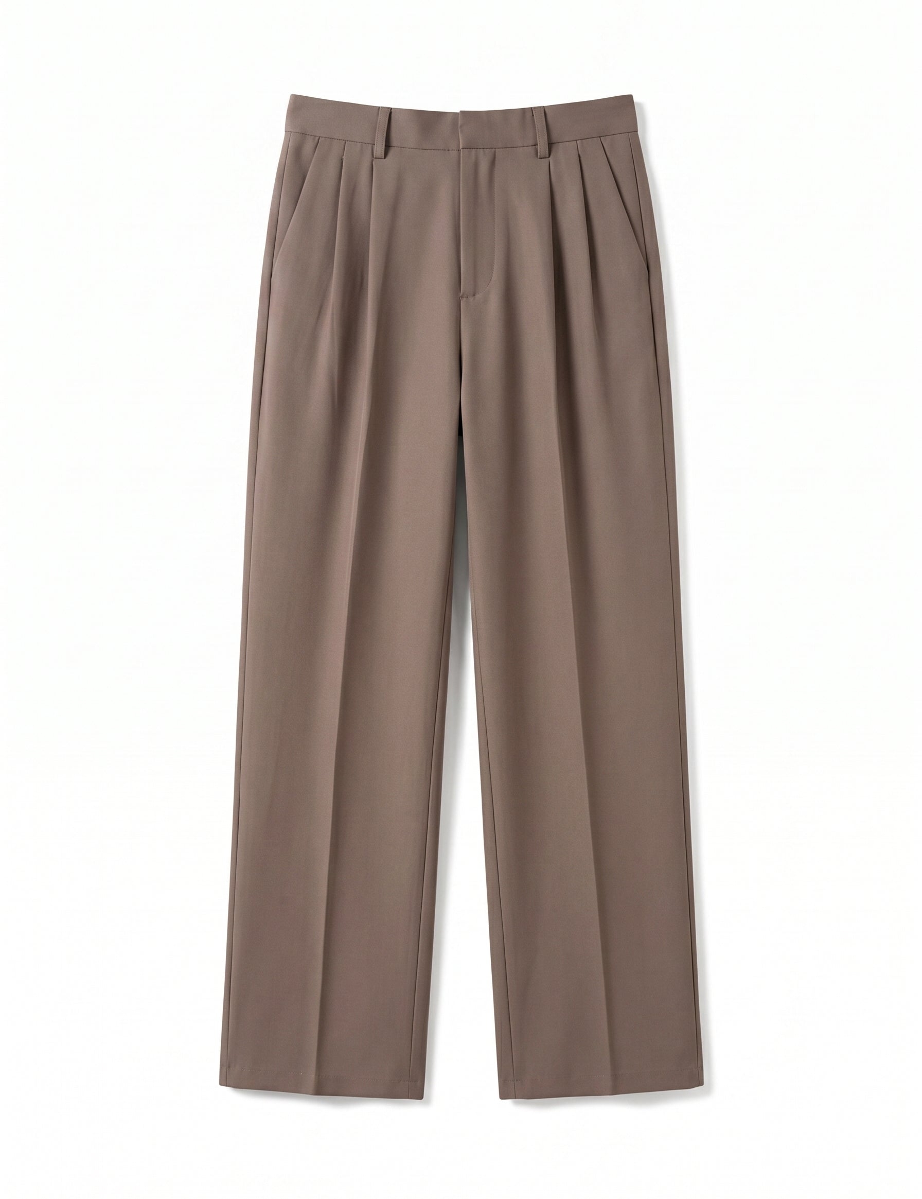 Brown pants on a white background