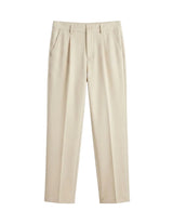 Celeste - Beige pants on a light gray background