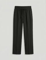 Dark gray pants on a white background