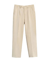Olivo - Beige pants on a light gray background