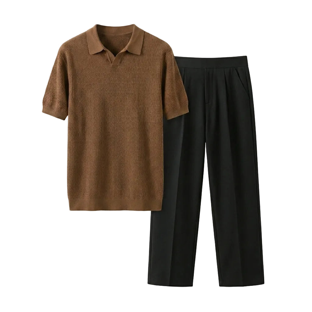 Terra Noir Men’s Summer Polo Outfit