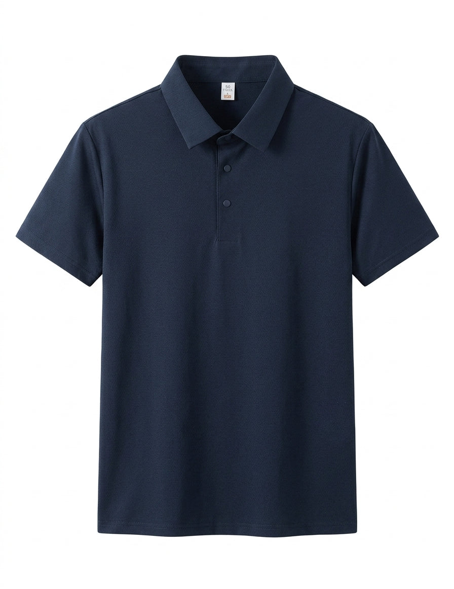 Sage green men’s slightly stretchy polo shirt