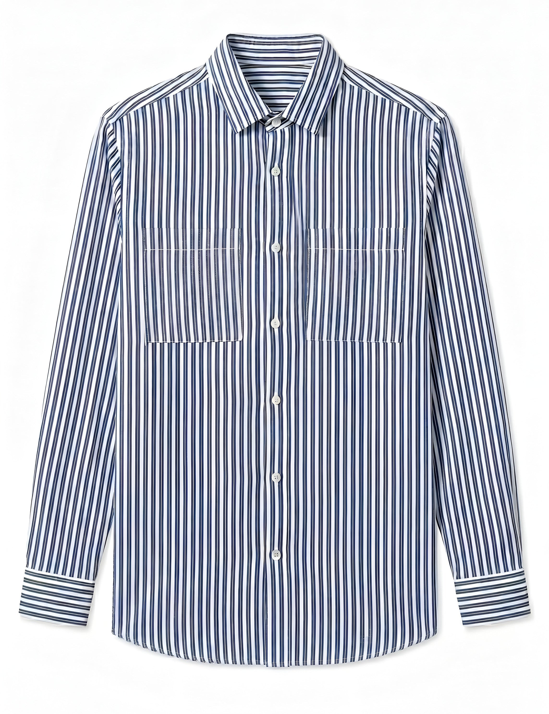 Striped shirt on a white background