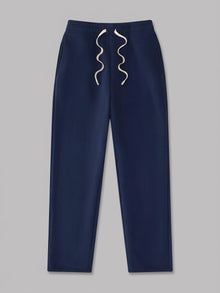 Acquapendente Men's Fleece-Lined Straight Baggy Sweatpants
