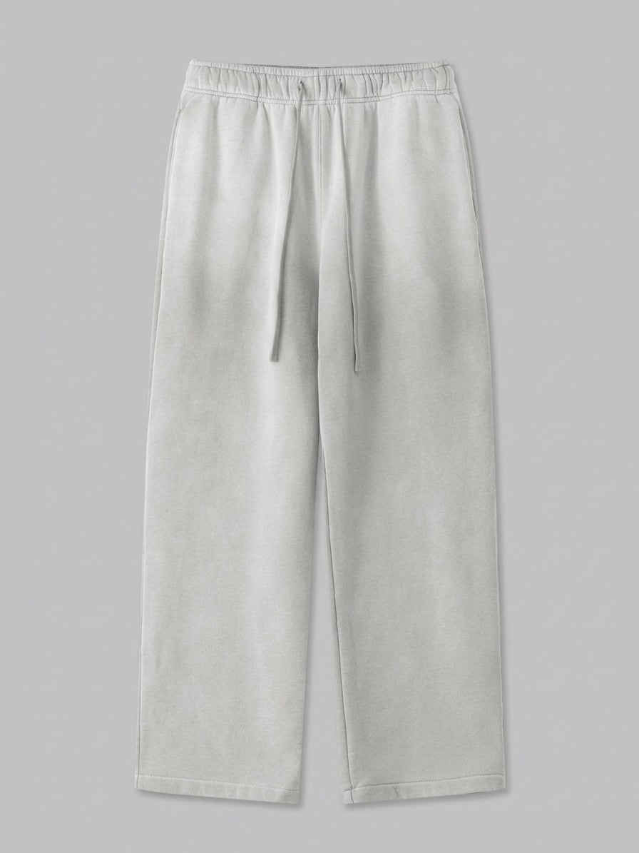 Agnone Men's Sun-Faded Wide Baggy Sweatpants — washedgrey — packshot