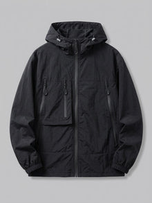 Agrigento Men's Hooded Utility Windbreaker