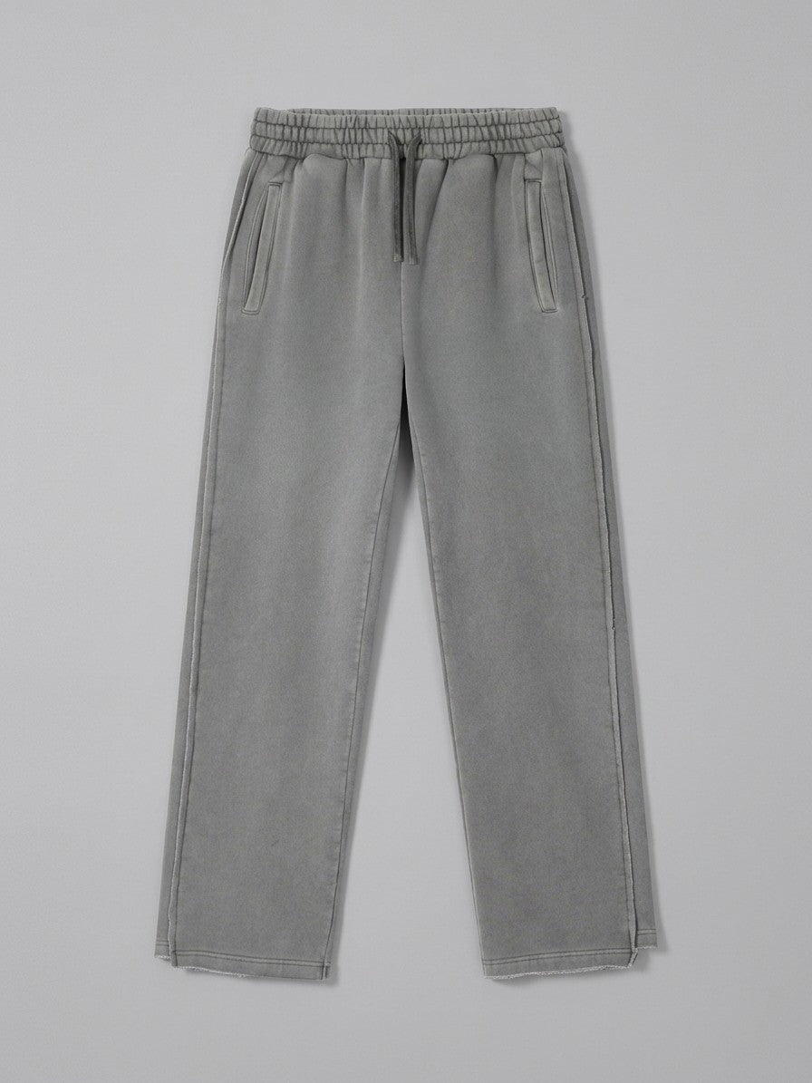 Alatri Men's Raw-Seam Vintage Baggy Sweatpants — washedgrey — packshot