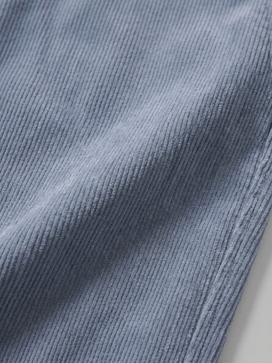 Alessio Men's Relaxed-Waist Pocketed Trousers — lightblue — detail