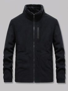 Alghero Men's Polar Fleece Plush-Lined Zip Jacket