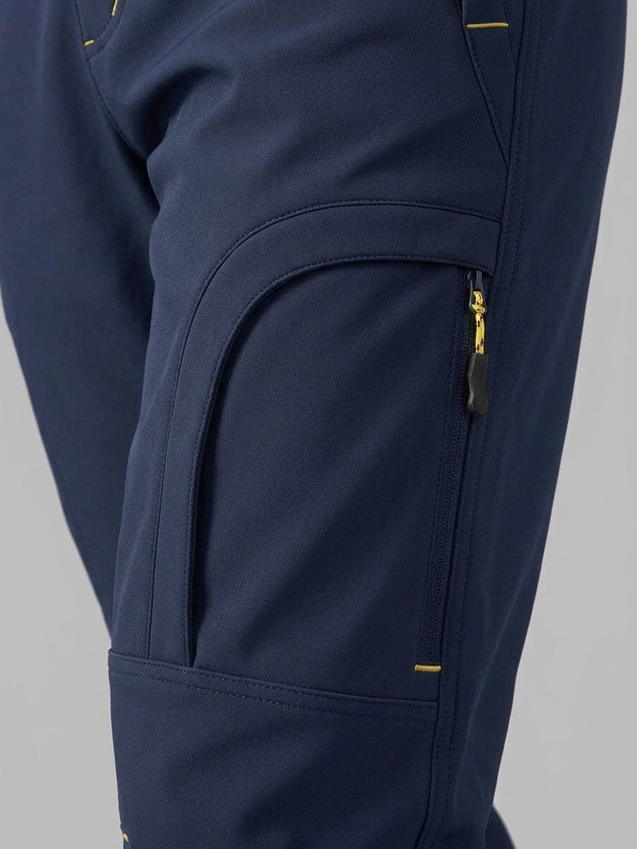 Arco Men's Fleece-Lined Softshell Hiking Pants — navy — detail-2