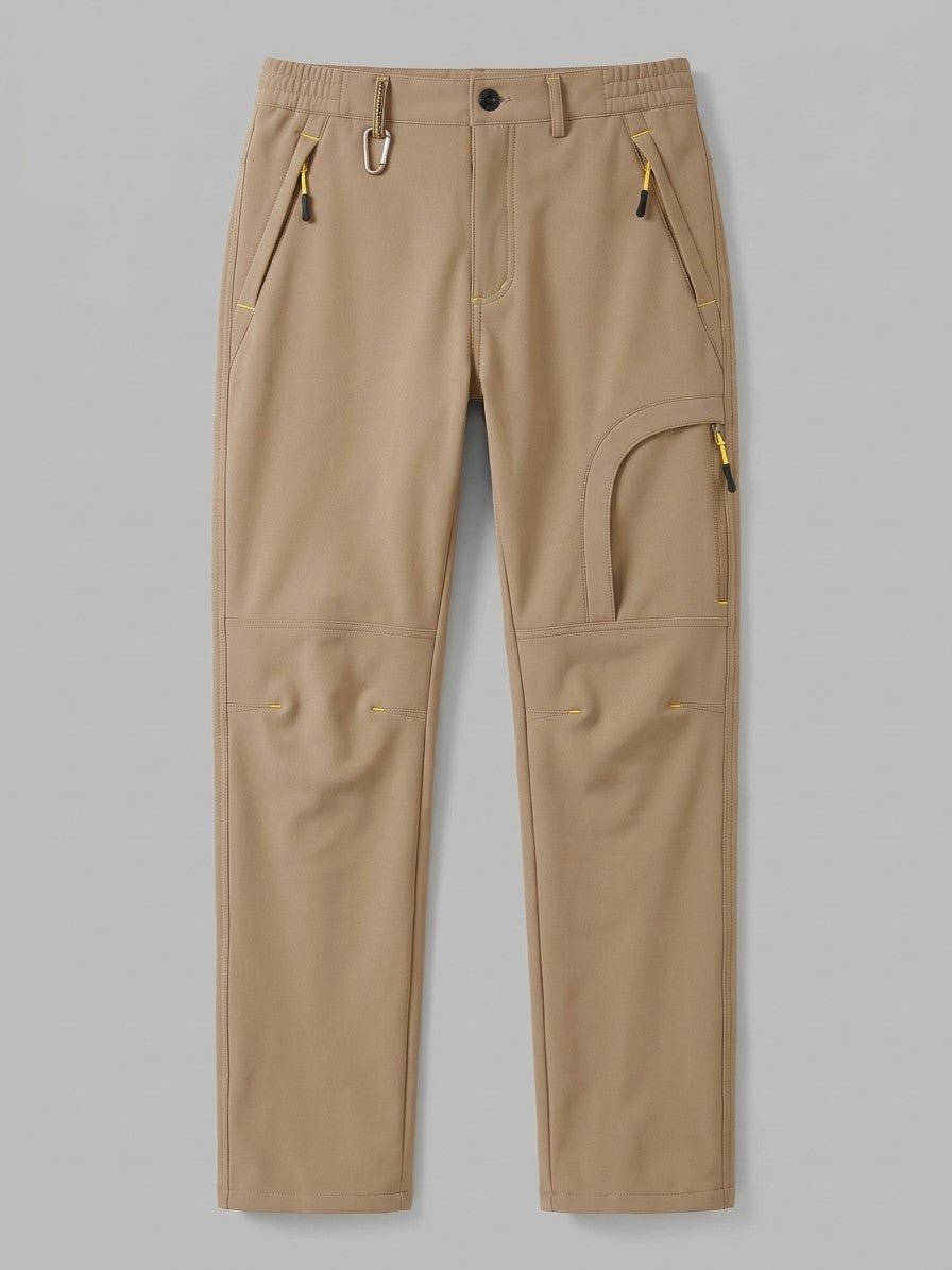 Arco Men's Fleece-Lined Softshell Hiking Pants — sand — packshot