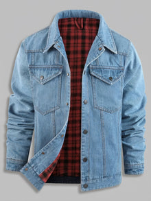 Asti Men's Flannel-Lined Denim Jacket