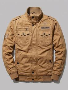 Aversa Men's Military Pilot Jacket