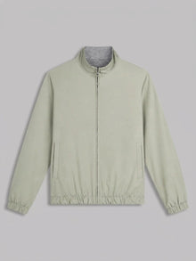Avezzano Men's Stand-Collar Reversible Harrington Jacket