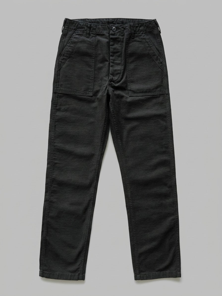 Aviano Men's Heavy Canvas Fatigue Pants — black — packshot