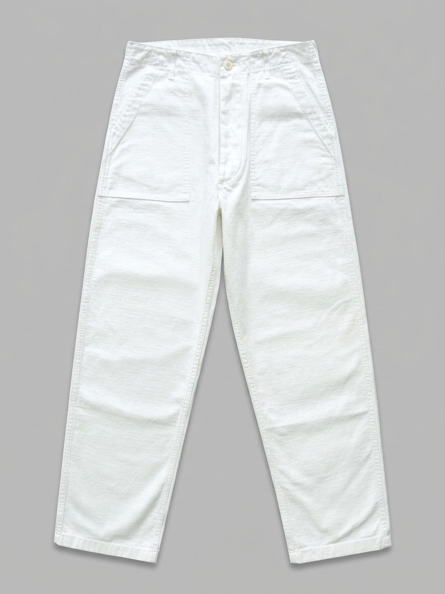 Aviano Men's Heavy Canvas Fatigue Pants — offwhitewideleg — packshot