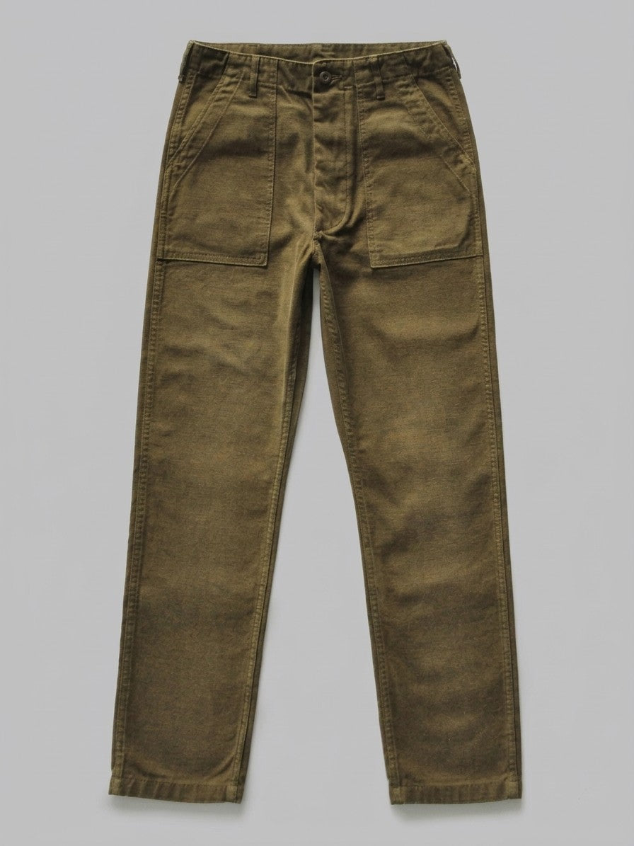 Aviano Men's Heavy Canvas Fatigue Pants — olivebrown — packshot