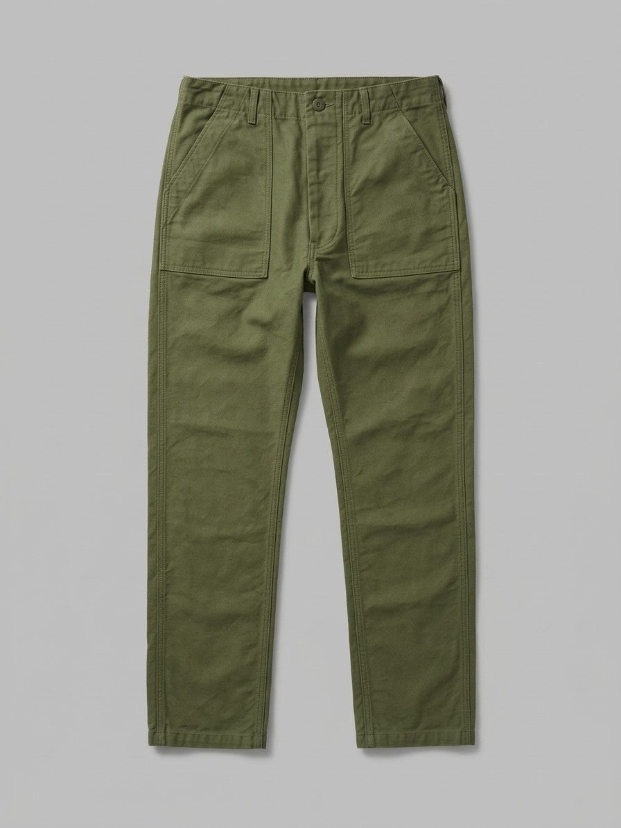 Aviano Men's Heavy Canvas Fatigue Pants — olivegreen — packshot