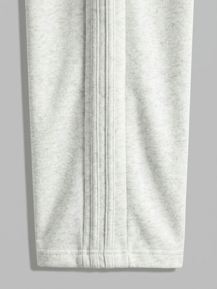 Avola Men's Triple-Pintuck Wide-Leg Sweatpants — flowerwhite — detail
