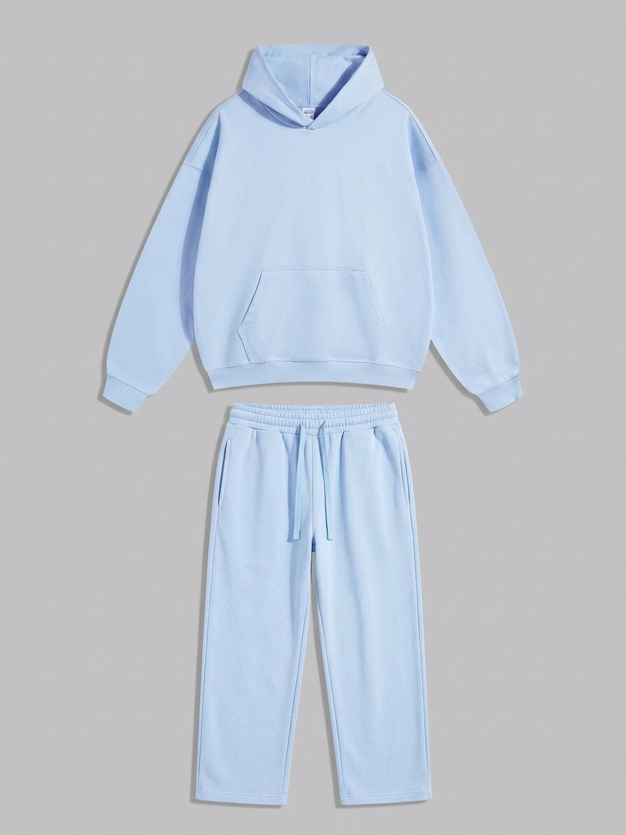 Bagnaia Men's Oversized Hoodie Tracksuit — skyblue — packshot