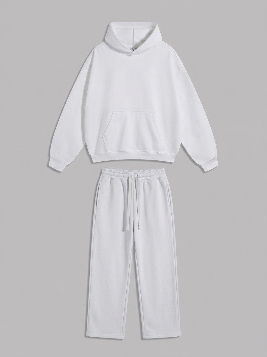 Bagnaia Men's Oversized Hoodie Tracksuit — white — packshot