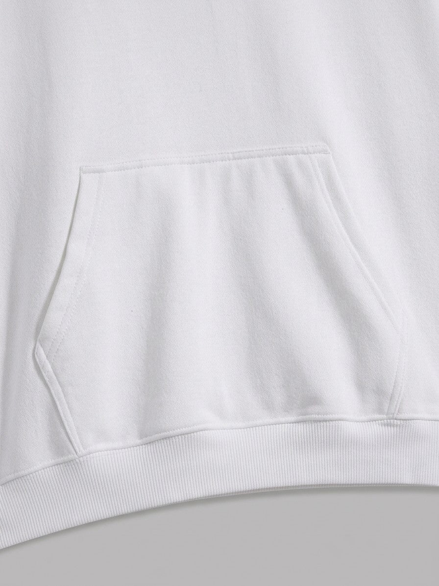 Bagnaia Men's Oversized Hoodie Tracksuit — white — topfabric