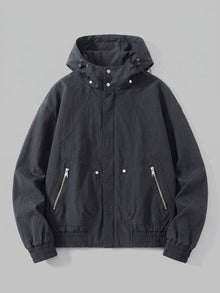 Bagnara Men's Cropped Hooded Windbreaker