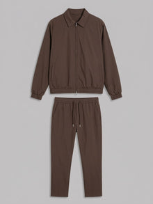 Bassiano Men's Collared Zip-Jacket Tracksuit