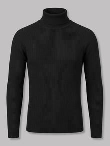 Brescia Men's Ribbed Turtleneck Sweater