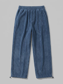 Calascio Men's Toggle-Hem Wide Corduroy Pants