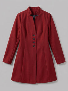 Cannobio Women's Stand Collar Fitted Coat