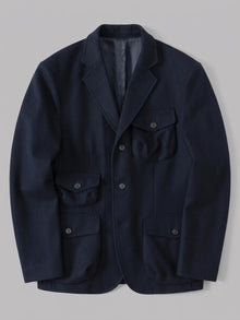Capracotta Men's Flap-Pocket Wool Hunting Blazer