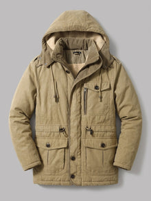 Capua Men's Hooded Field Sherpa Jacket