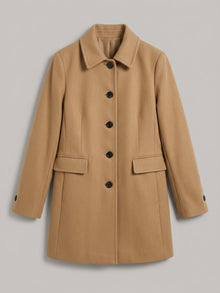 Carpegna Women's Pointed Collar Car Coat