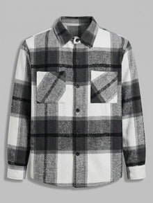 Catania Men's Plaid Button-Up Shirt