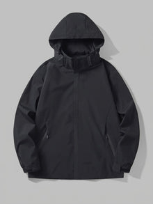 Chieri Men's Lightweight Hooded Rain Jacket